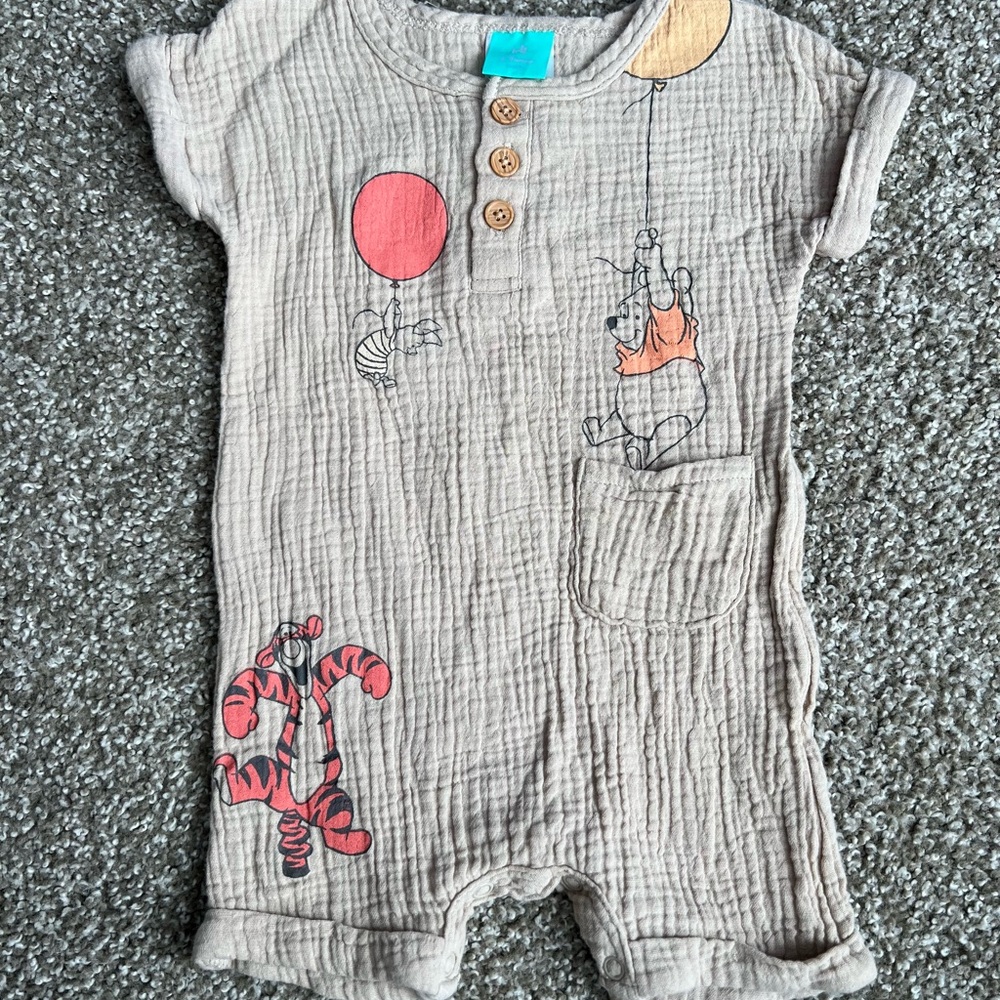 Disney Baby Tan Romper